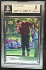 2001 Upper Deck Tiger Woods Rookie RC #1 BGS 9