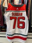 PK Subban Autographed New Jersey Devils Adidas Jersey #76 JSA COA Signed NHL