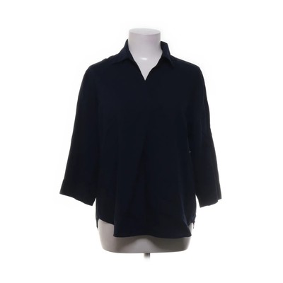 Uniqlo, Bluse, Größe: S, Blau, Recyceltes Polyester/Viskose, Einfarbig #2Yi