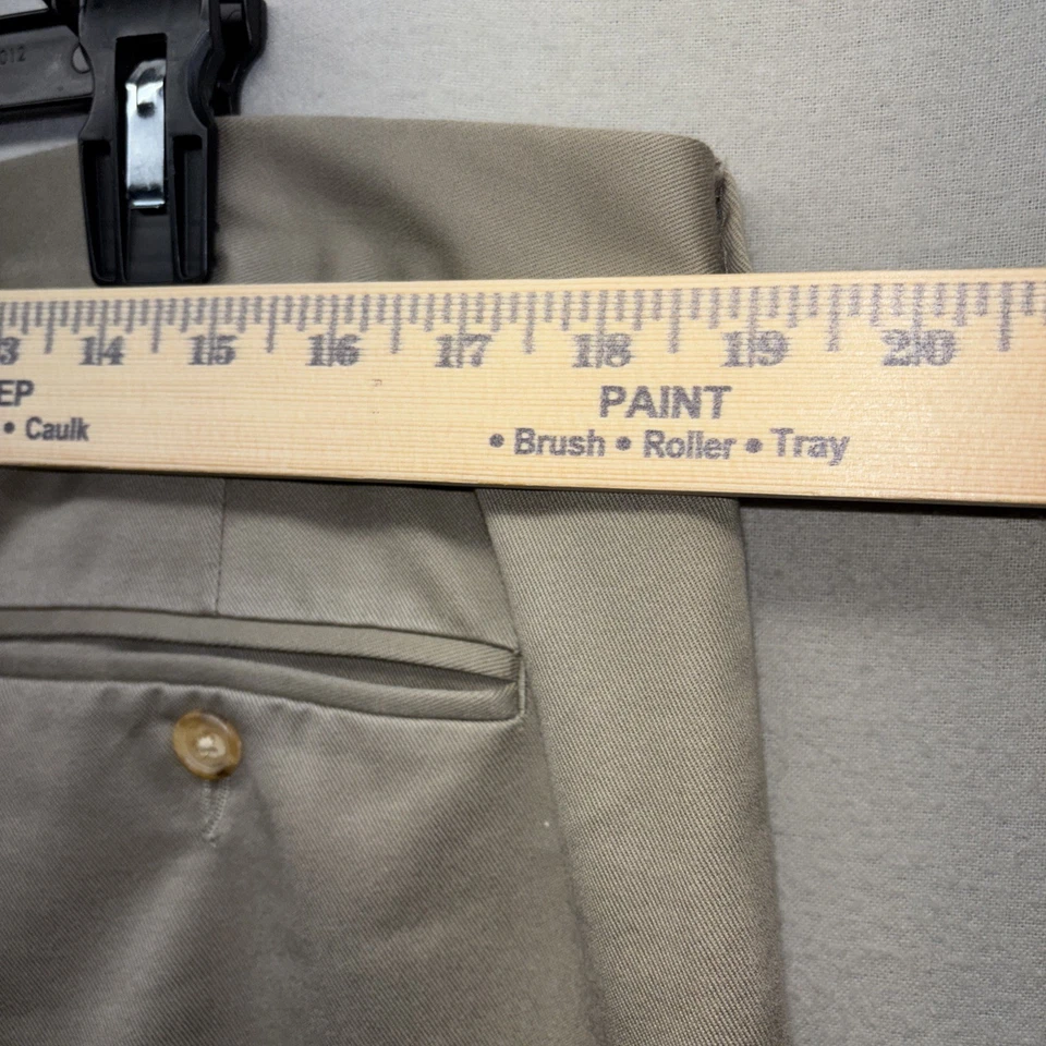 Chino Lands End para hombre talla 37X34 caqui ajuste tradicional 6 pares lote de 6 Foto 4 de 4