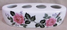 Vintage  Porzellan Lippenstifthalter ROYAL Bavaria 70er  Rosen