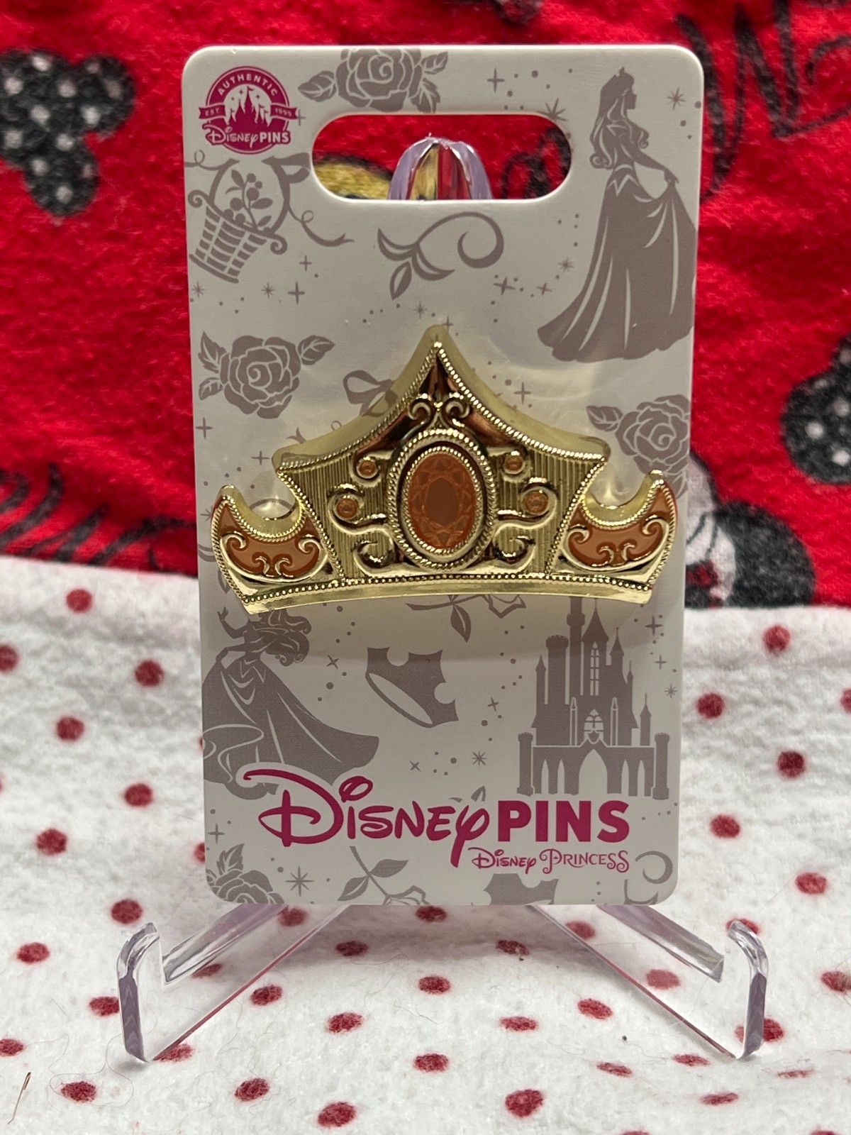 2023 Disney Parks Princess Tiara Crown Sleeping Beauty Aurora OE Pin