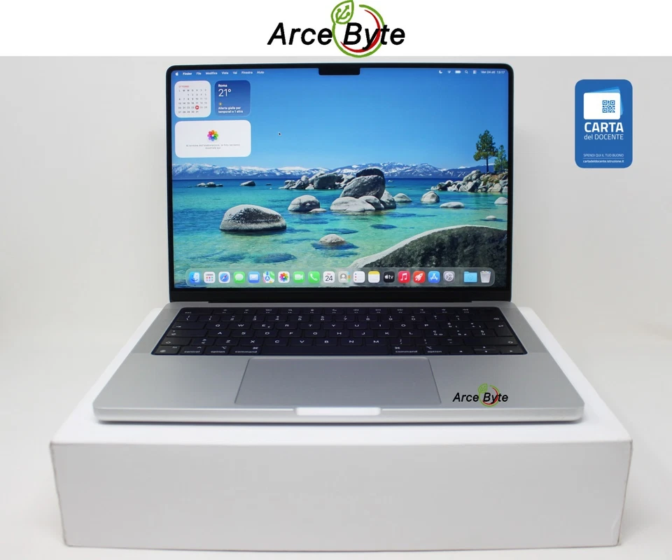 APPLE MACBOOK PRO 14" 2023 CHIP M3 CPU 8 CORE GPU 10 CORE SSD 500 GB RAM 8 GB