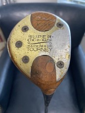 Super Eye-O-Matic MacGregor Tourney Oil Hardened M65W 2 Wood, Used as a Driver