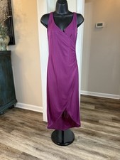 H&M Hennes Collection Purple/Wine with Gold Sparkle Dresses sz:8 NWT