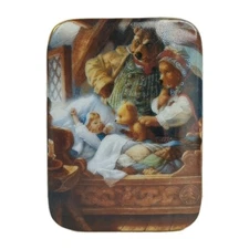 Ardleigh-Elliott Porcelain "Goldilocks" Music Box  by Scott Gustafson (1992)