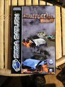 Pal Sega Saturn Console Bundle, 50/60hz Mod Controller, Detona Destruction Derby