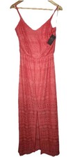 Vince Camuto Crochet Blousen Maxi Dress Coral Size 6 - $148 - NWT!