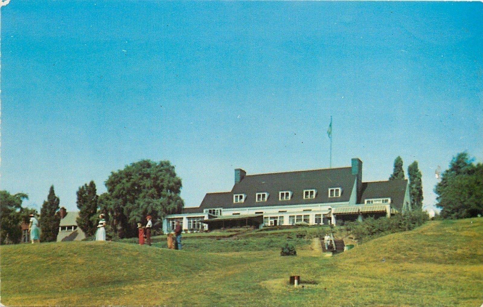 Computer Check Out Wikinsburg Pennsylvania~Edgewood Country Club~Golfers on Golf Course ...