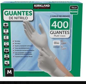 Kirkland Signature Nitrile Exam Gloves Powder-Free Medium Large 400 Count