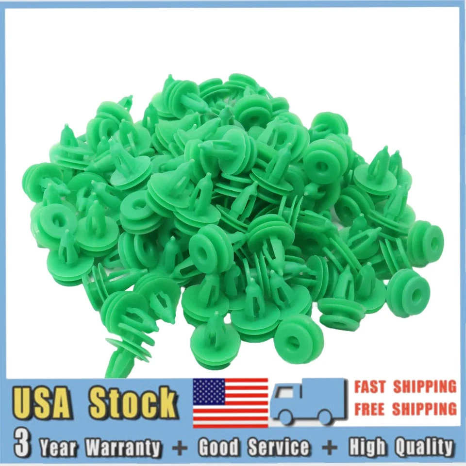 6503204 Para Dodge Grand Caravan Chrysler 100 Piezas Panel de Puerta Clip Borde Sujetador Foto 2 de 4