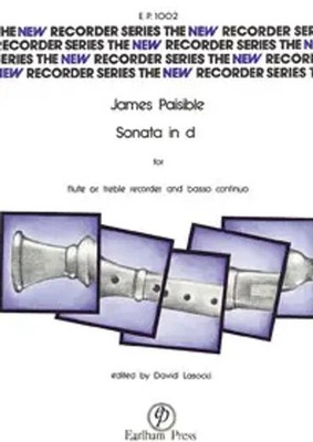 Sonata in D minor | James Paisible | The New Recorder Series | Buch