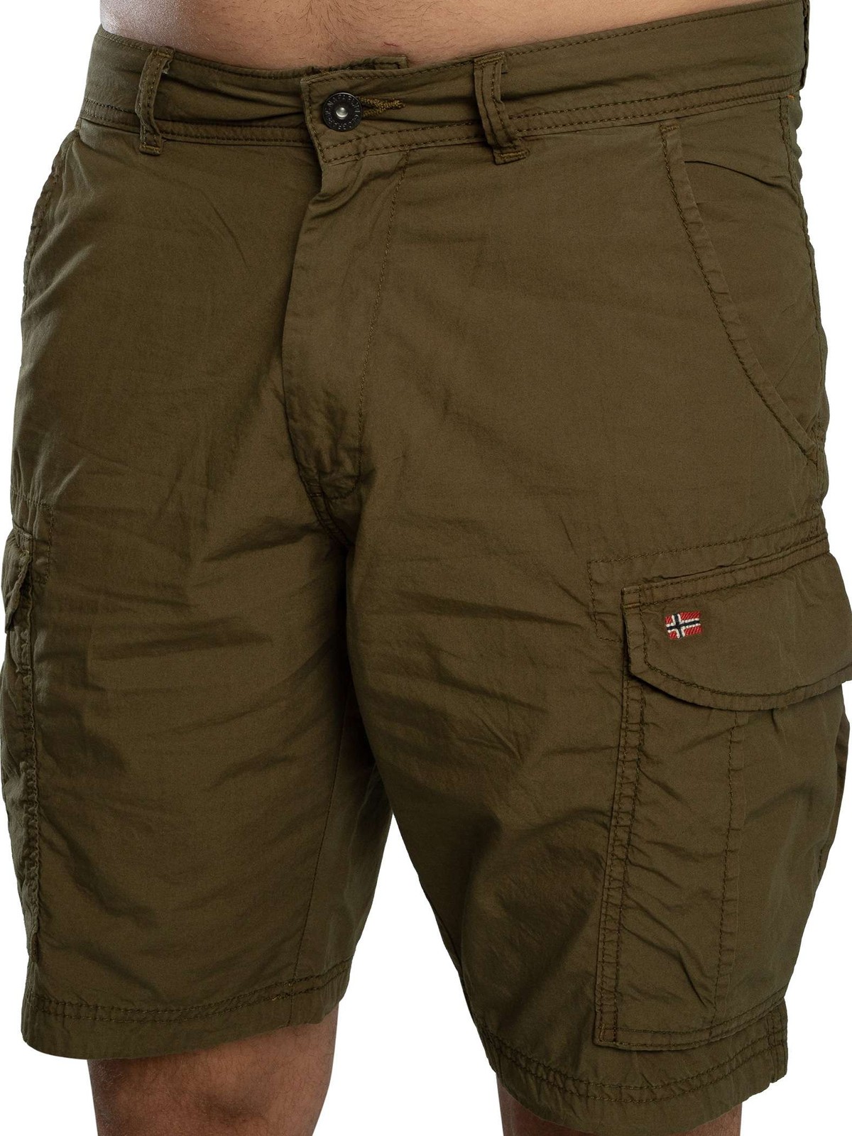 Napapijri Men's Noto 2.0 Cargo Shorts, Green image 5