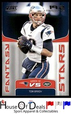 2019 Score #FS-20 Tom Brady Fantasy Stars New England Patriots Football card