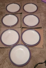 Lot Of 7 Pfaltzgraff USA VALLEY VIEW 10” Dinner Plates