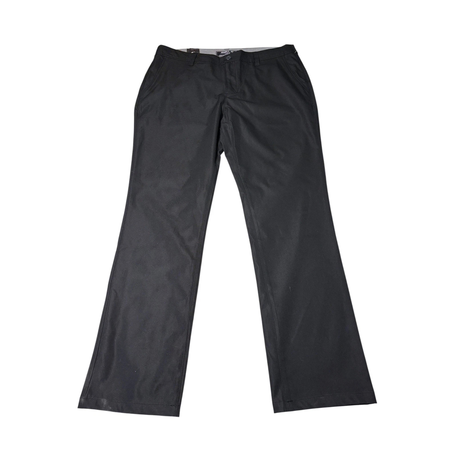 NWT O'Neill Mens Black Redlands Modern Hybrid Pant 38X32 Modern Fit Tech