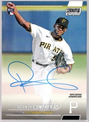 2022 Topps Stadium Chrome Roansy Contreras RC AUTO