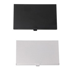 Monolayer Aluminum Alloy Card Box for 1 Card Pin + 6 Cards Holder Case-