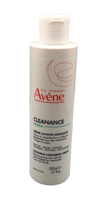 New! Avene Cleanance Hydra Soothing Cleansing Cream 200ml/6.7 fl oz 04/2027
