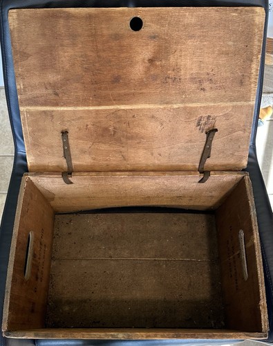 Caja de madera antigua Budweiser vintage original 1944 Anheuser Busch cerveza - Imagen 15 de 24