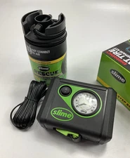 Slime 50138 Flat Tire Puncture Repair Kit W/ Air Compressor Pump + Sealant Can