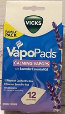 Vicks VapoPads Calming Vapors w/Lavender Essential Oil - 12ct