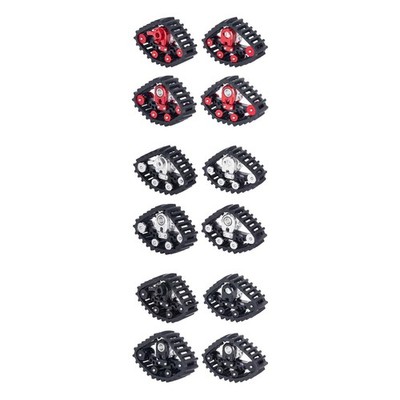 4Pcs 1/24 RC Crawler Snow Track Wheel Tires Attachment Replaces for SCX24