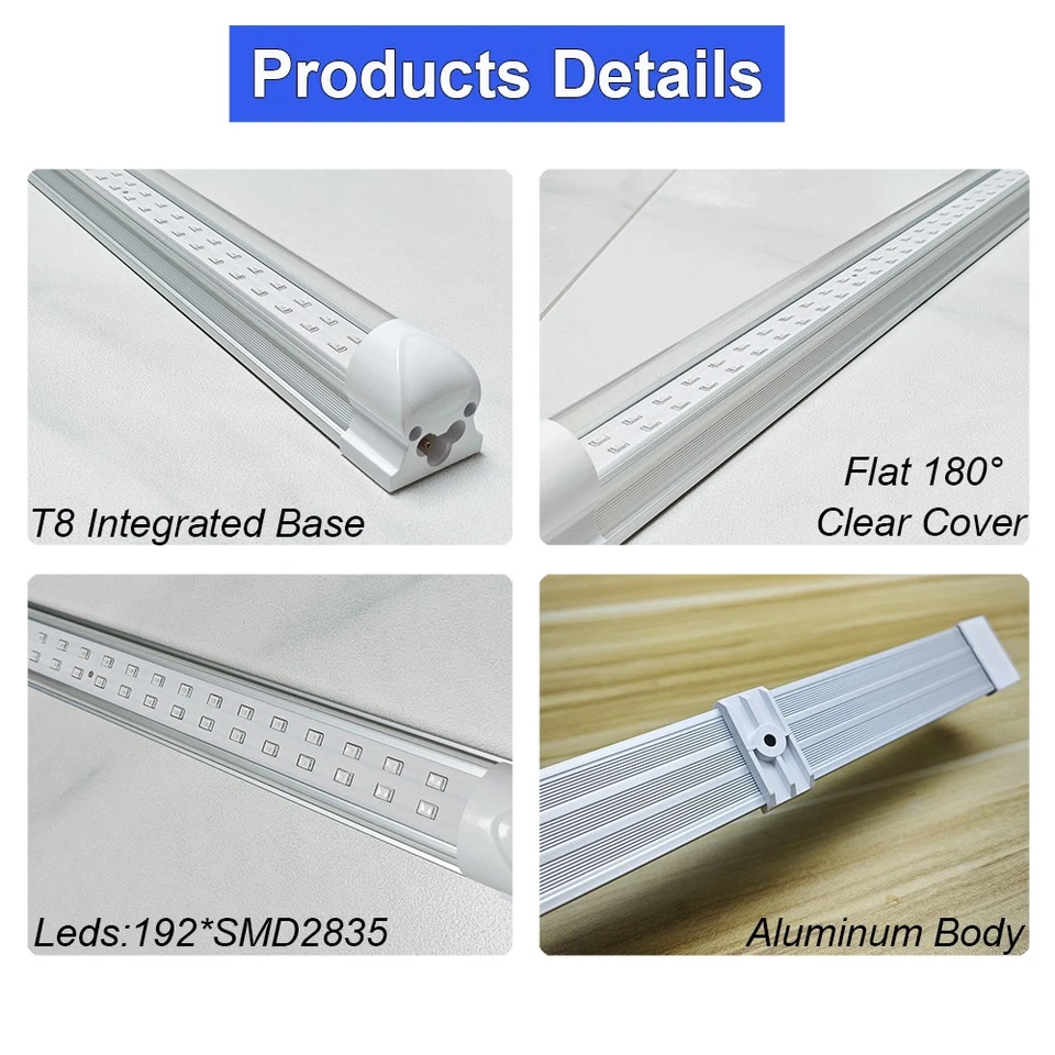 40W UV Led Blacklight Bar 12 Pack with US Plug and Switch for Glow Party - Image 4 of 4