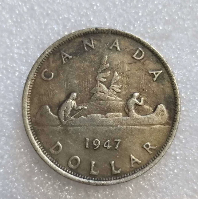 Canada 1947 Coin Silver Dollar Coin Craft Silver Canada 1PCS World Antique