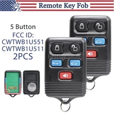 2 For 2007 2008 2009 2010 Ford Expedition Keyless Entry Remote Car Key Fob 5BTN
