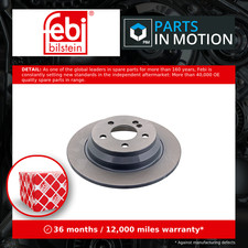 2x Brake Discs Pair Solid fits MERCEDES SL350 R230 3.7 Rear 03 to 12 M112.973