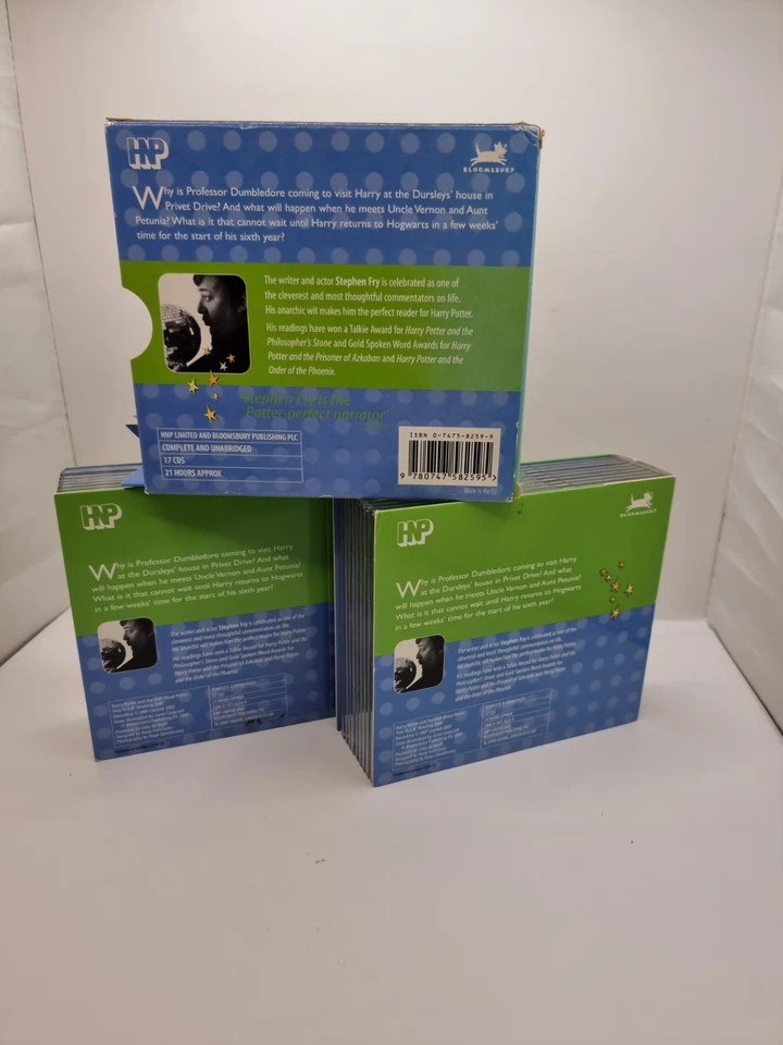 Harry Potter and the Half Blood Prince Audiobook CD Set 17 Discs by Stephen Fry - Image 2 of 4