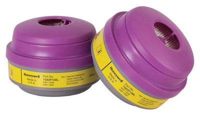 #ad #ad North 7583P100L Organic Vapor Acid Gas P100 Replacement Respirator Cartridge Set $25.41