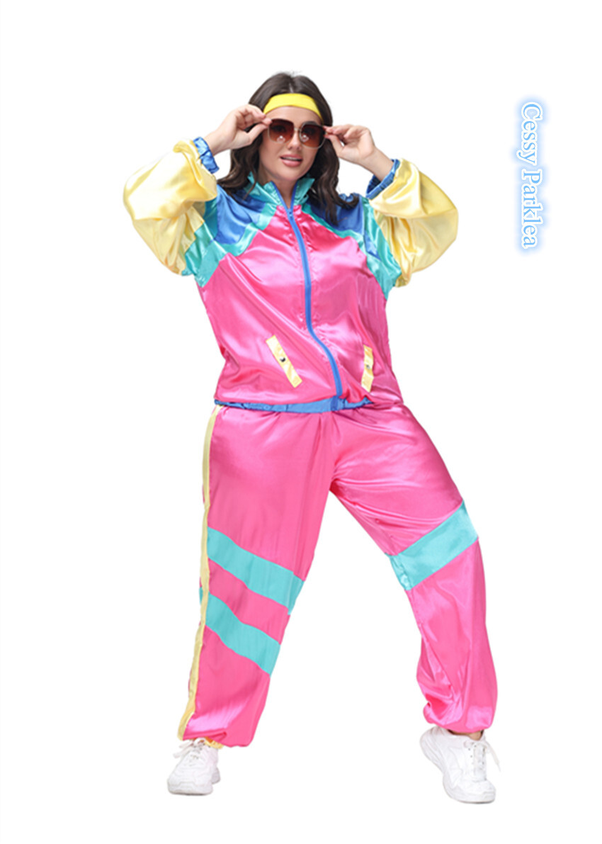 トップス SIIILON Flashback tracksuits Amazon.com: COREWO Womens 80s Tracksuit Retro Hip Hop