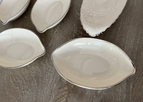 Lenox Lemon Dishes Vintage Olympia Oval Set 8 + 1 Butter Dish Excellent - Picture 7 of 17