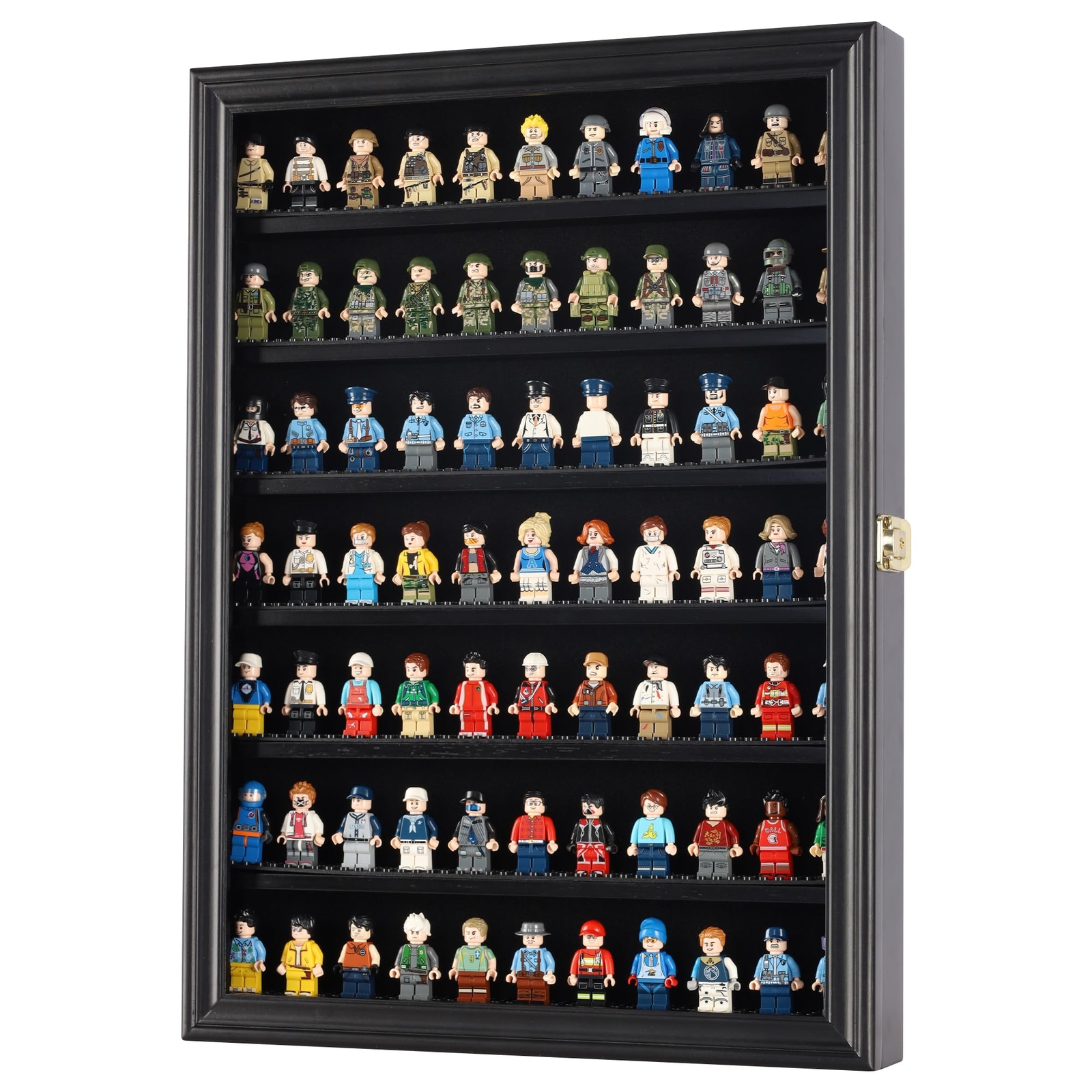 Minifigure Display Case - Building Block Toy Minifigures Display Case Minifig...
