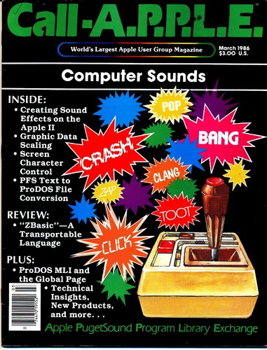 CALL A.P.P.L.E. Magazine -March, 1986