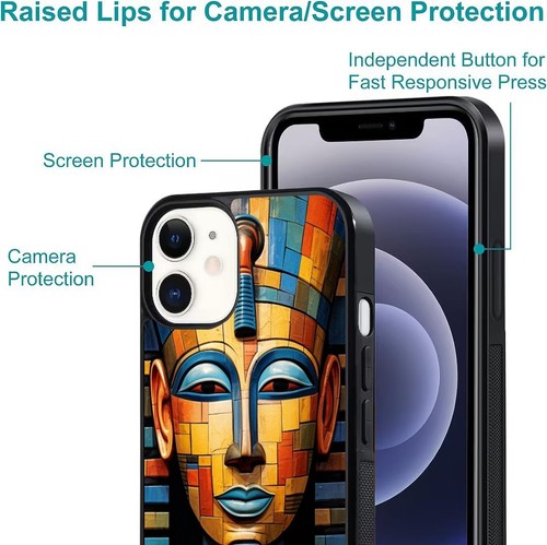 For Samsung A15 A16 S23 S24 S25 Ultra FE Comicbook Egyptian pharaoh Impact Cover - 第 13/25 張圖片