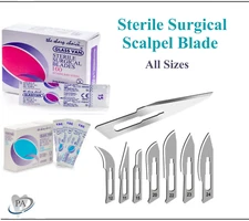 GLASSVAN Sterile Surgical Blades #10 11 12/12B 15/15C 21 22 24 25 60 70