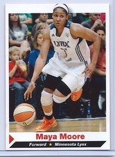 MAYA MOORE 2014 "1ST EVER PRINTED" SI "1 OF 9" BASKETBALL CARD! LEGEND!!