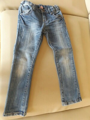 Schöne Mädchen Jeans  Hose blau *Dopodopo* Gr. 116  *TOP