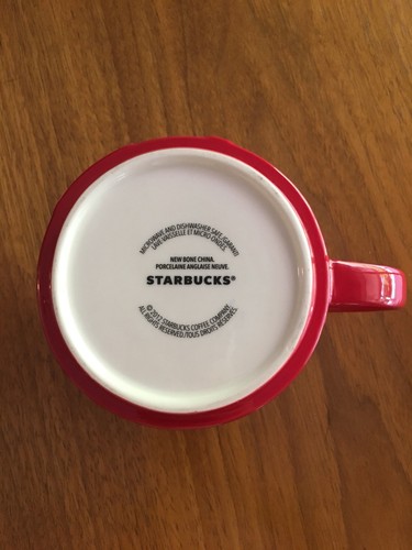 Starbucks Coffee Soup Mug Holiday Christmas Ornament 2012 Series - Red & Gold - Picture 6 of 7