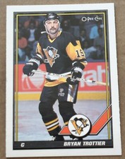 1991-92 O-Pee-Chee Bryan Trottier Pittsburgh Penguins #472