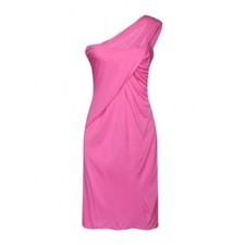 VERSACE Fringe Dress in Pink Size 38