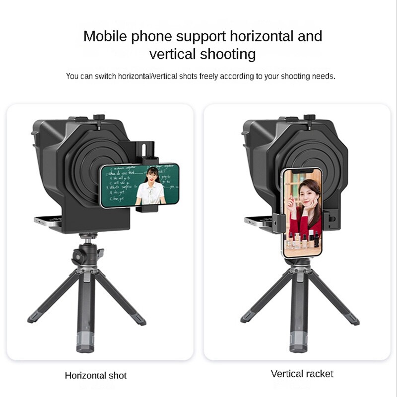 SLRTeleprompterPrompter für SmartphoneVideoaufzeichnung, Live