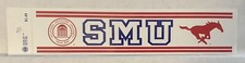 SMU Southern Methodist University Logo Bumper Sticker - New 10.5” X 2.5”