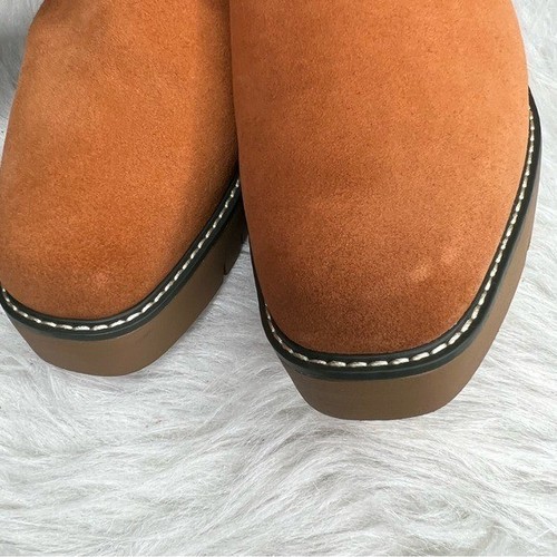 Naturalizer Wayde Mules Golden Maple Suede Slip On Clogs Size 10M - Picture 10 of 12