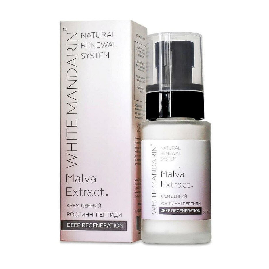 Péptidos de plantas crema de día REGENERACIÓN PROFUNDA 50 ml blanco mandarina™ renovación natural