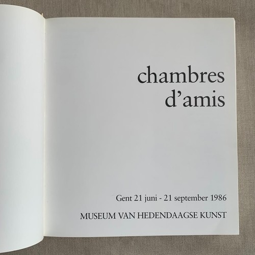 CHAMBRES D'AMIS + RARE ORIGINAL EXHIBITION TICKET / JAN HOET / 1986 - Picture 4 of 9