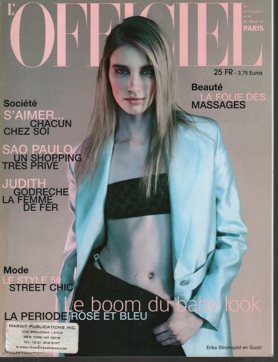 L'Officiel French Fashion Magazine April 1998 Sao Paulo Judith